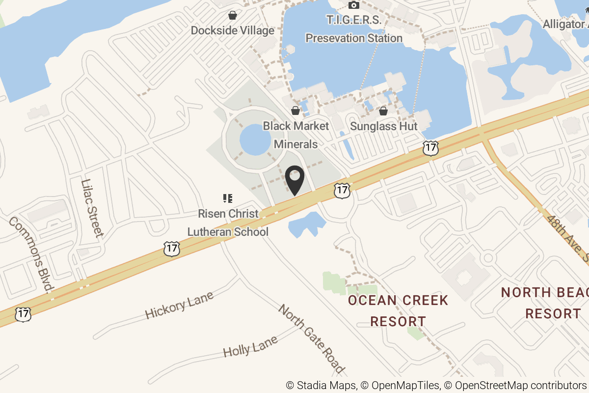 Map with location marker