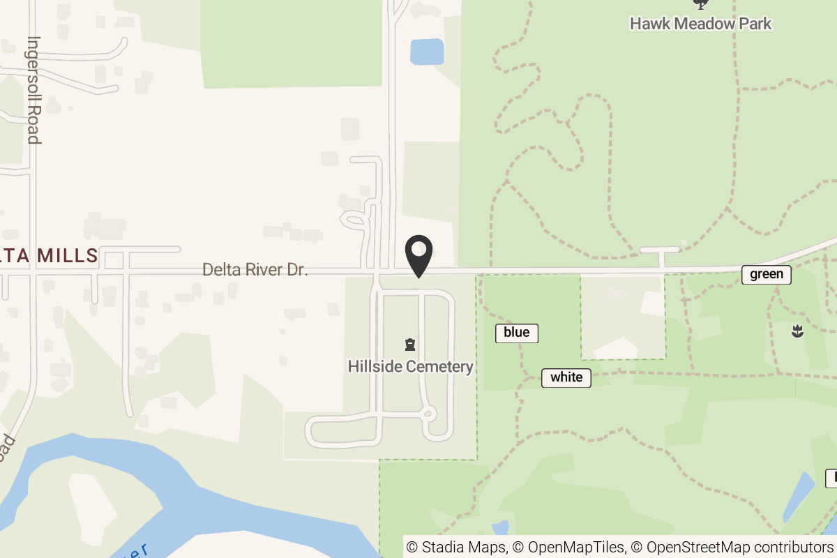 Map with location marker