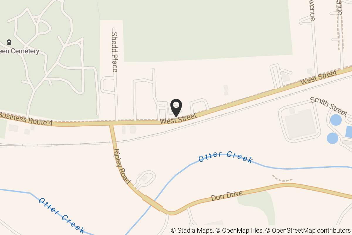 Map with location marker