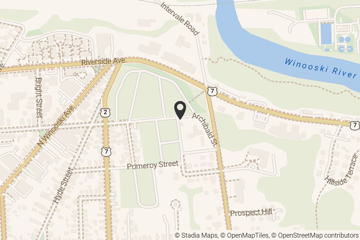 Map with location marker