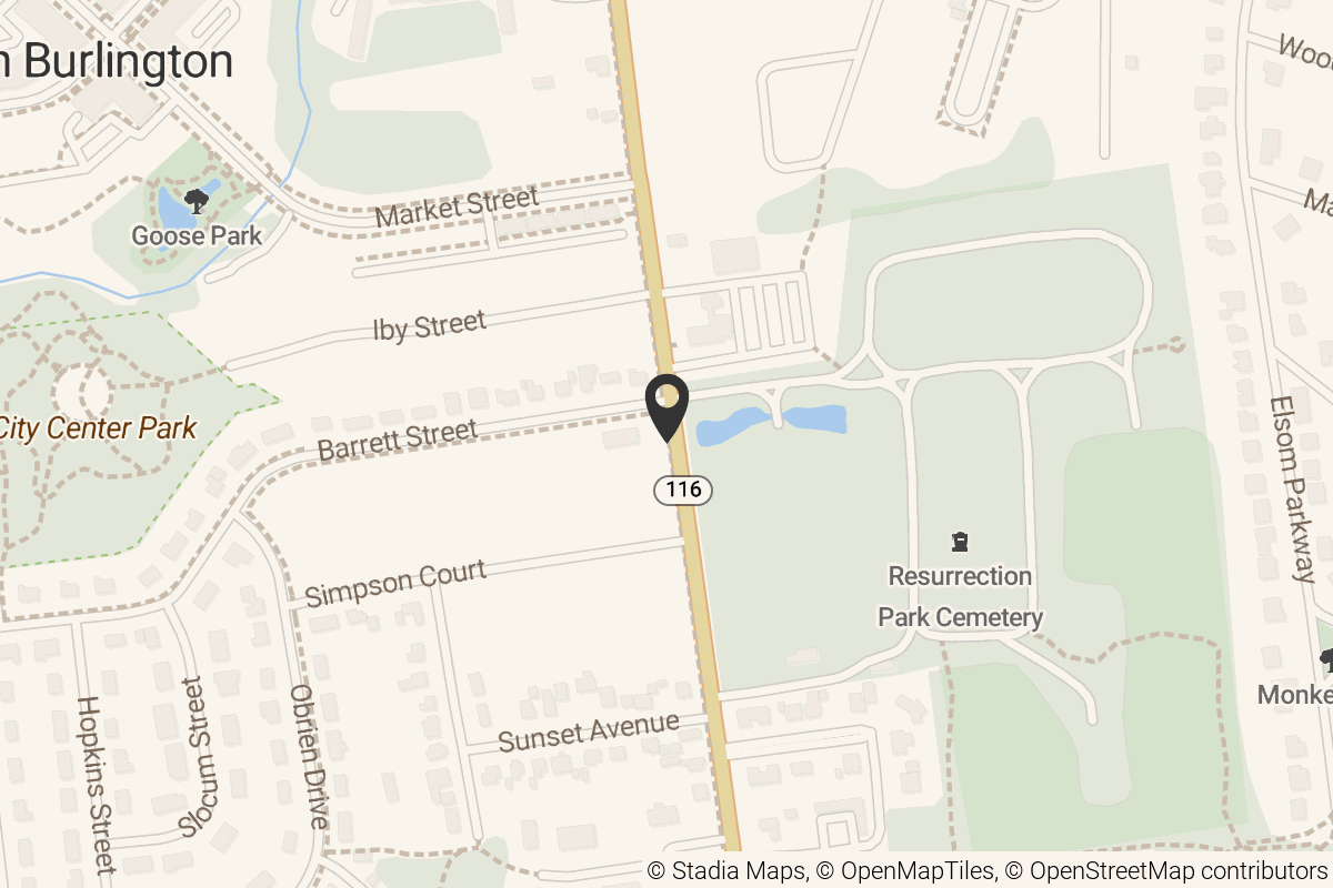 Map with location marker