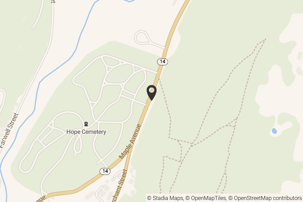 Map with location marker