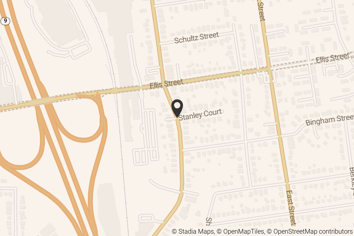 Map with location marker