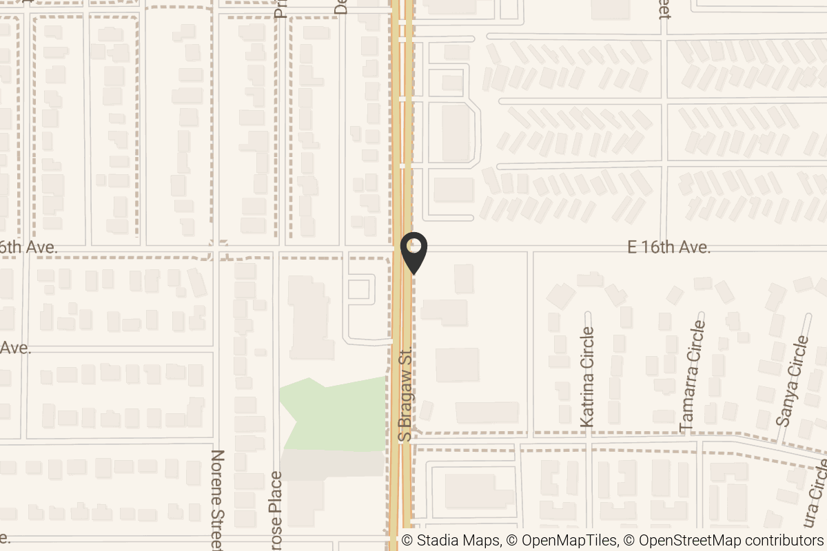 Map with location marker