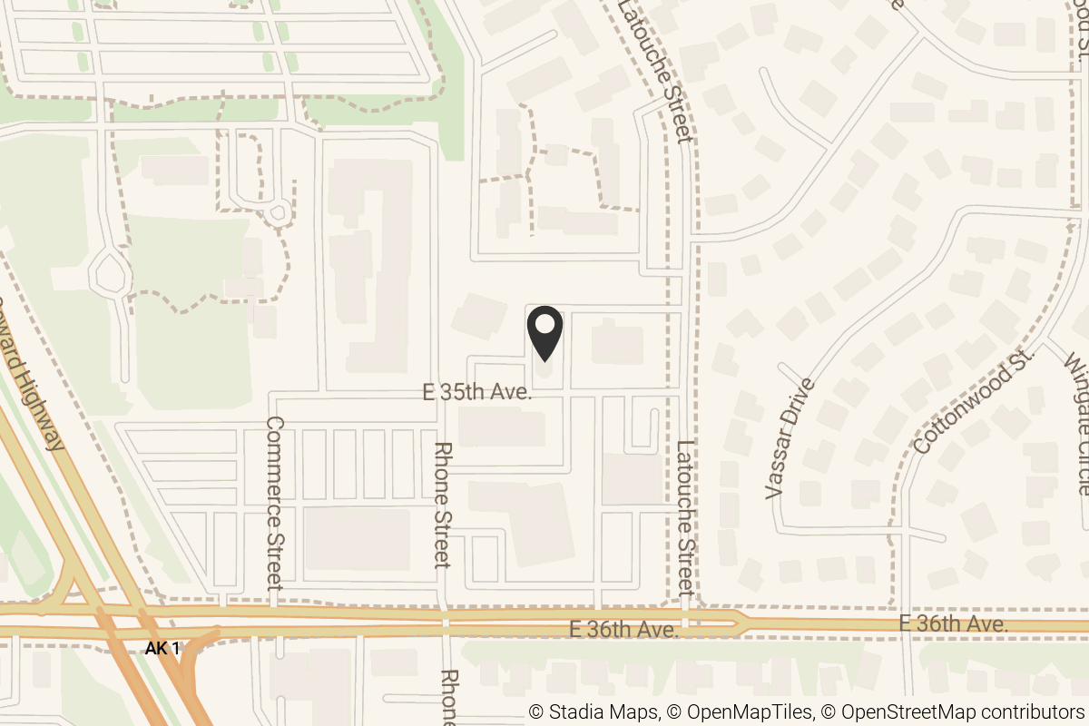 Map with location marker