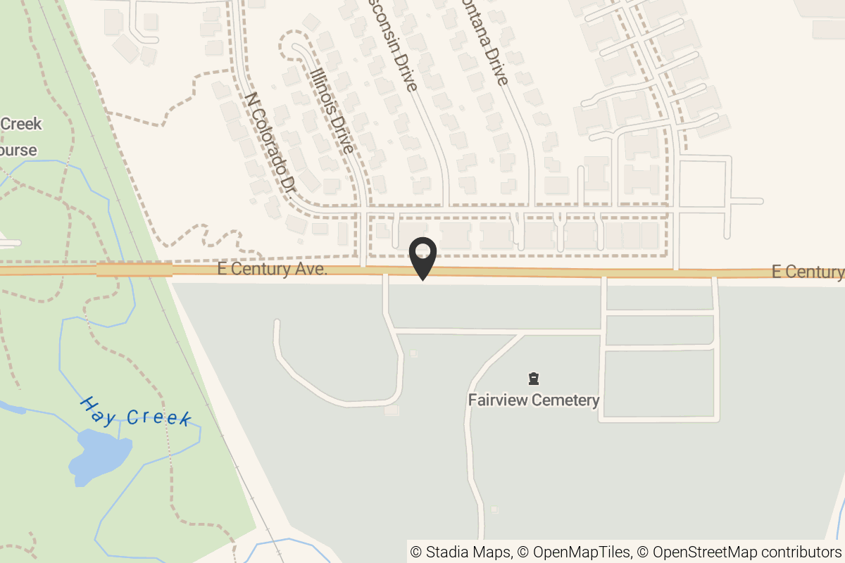 Map with location marker