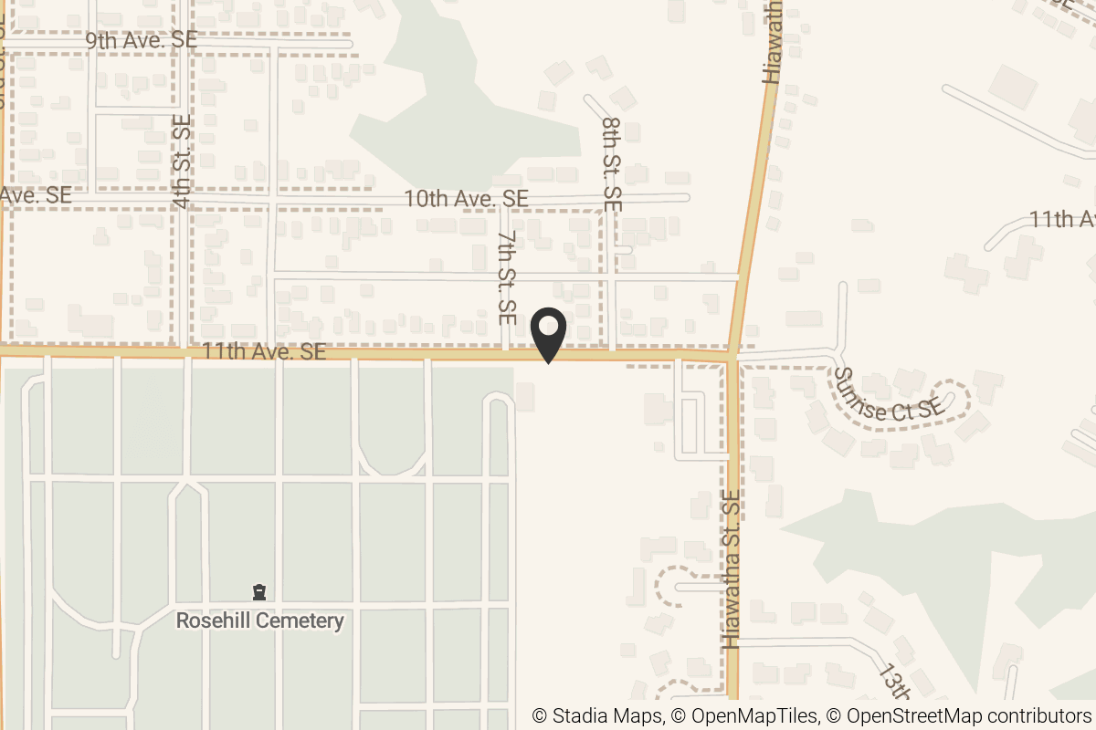 Map with location marker