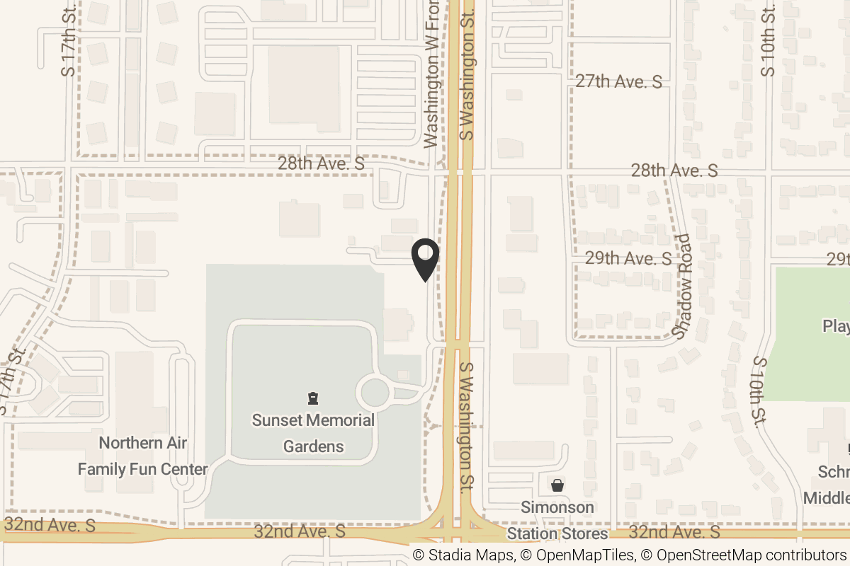 Map with location marker