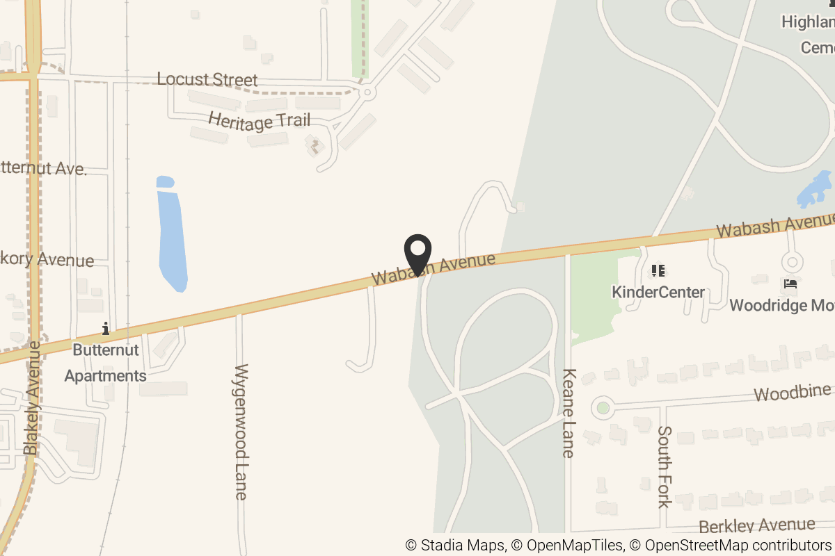 Map with location marker