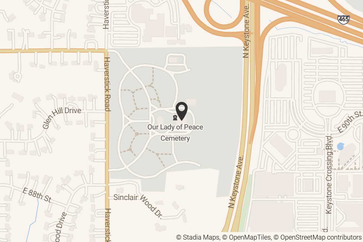 Map with location marker