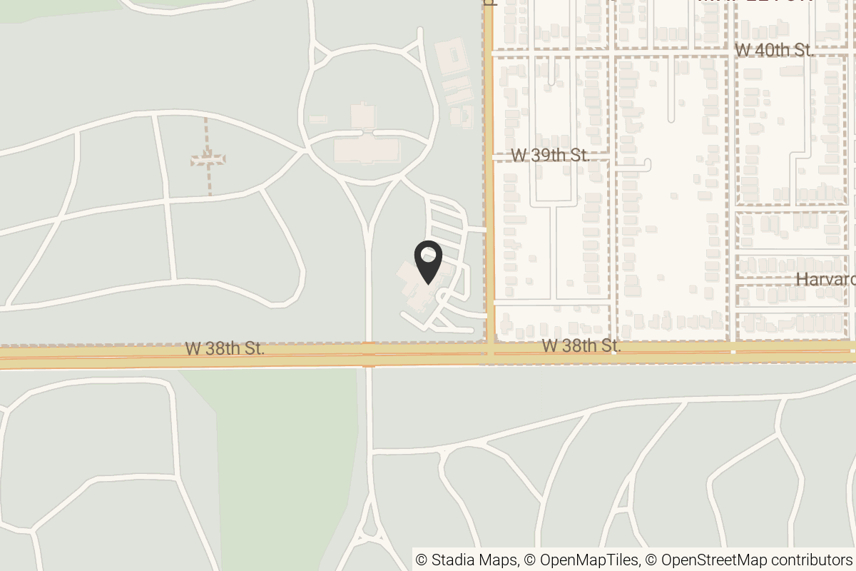 Map with location marker