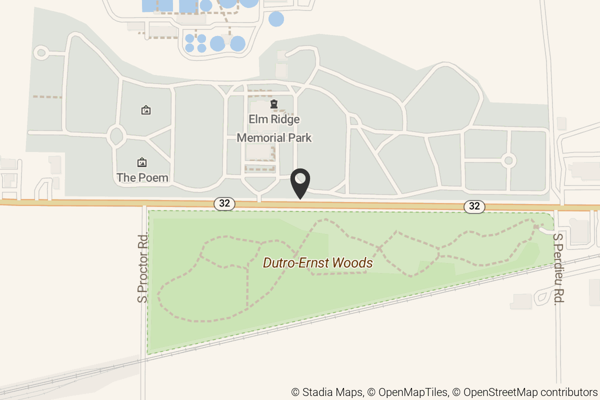 Map with location marker