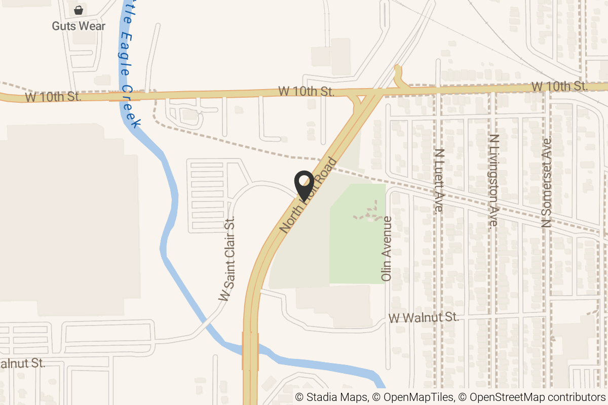 Map with location marker