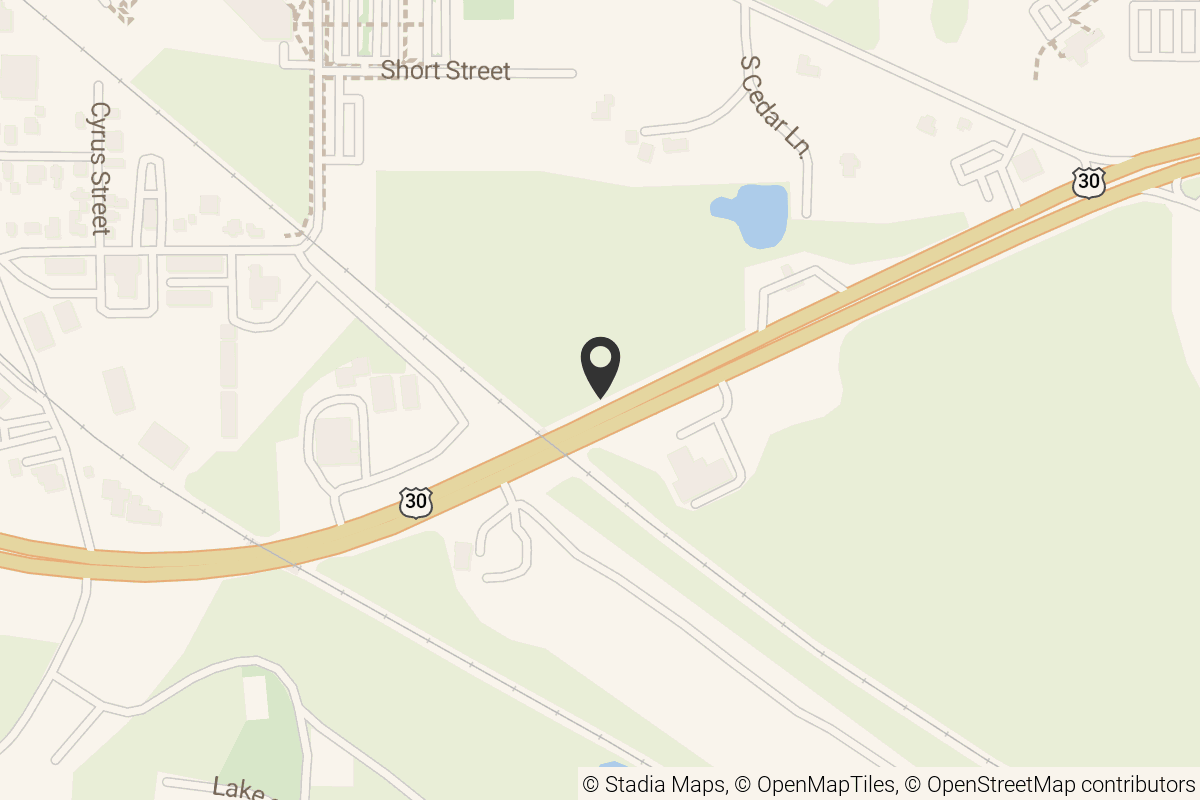 Map with location marker