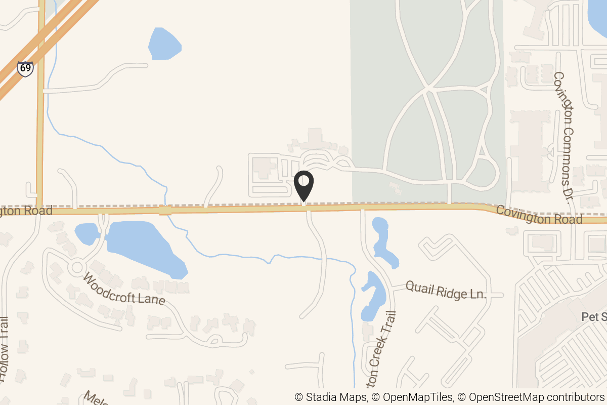 Map with location marker