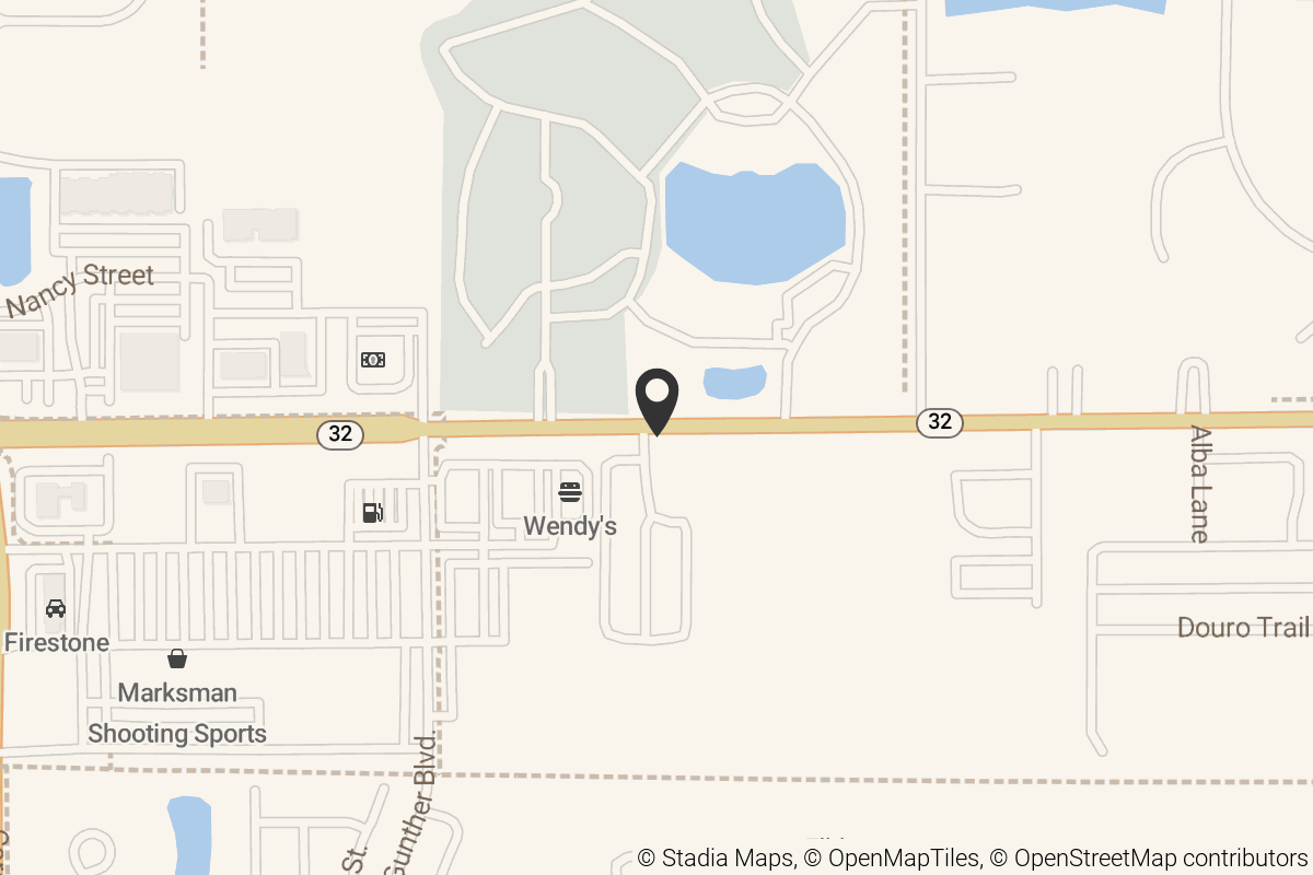 Map with location marker