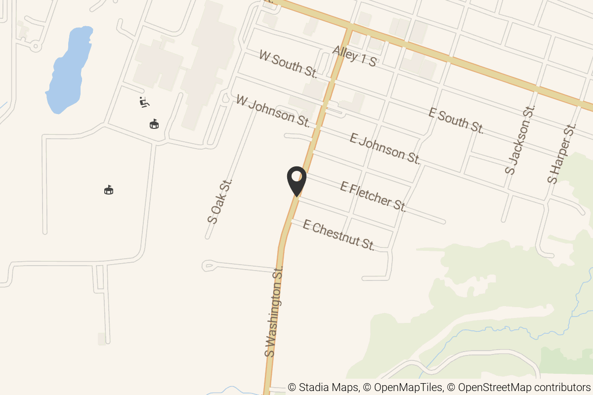 Map with location marker