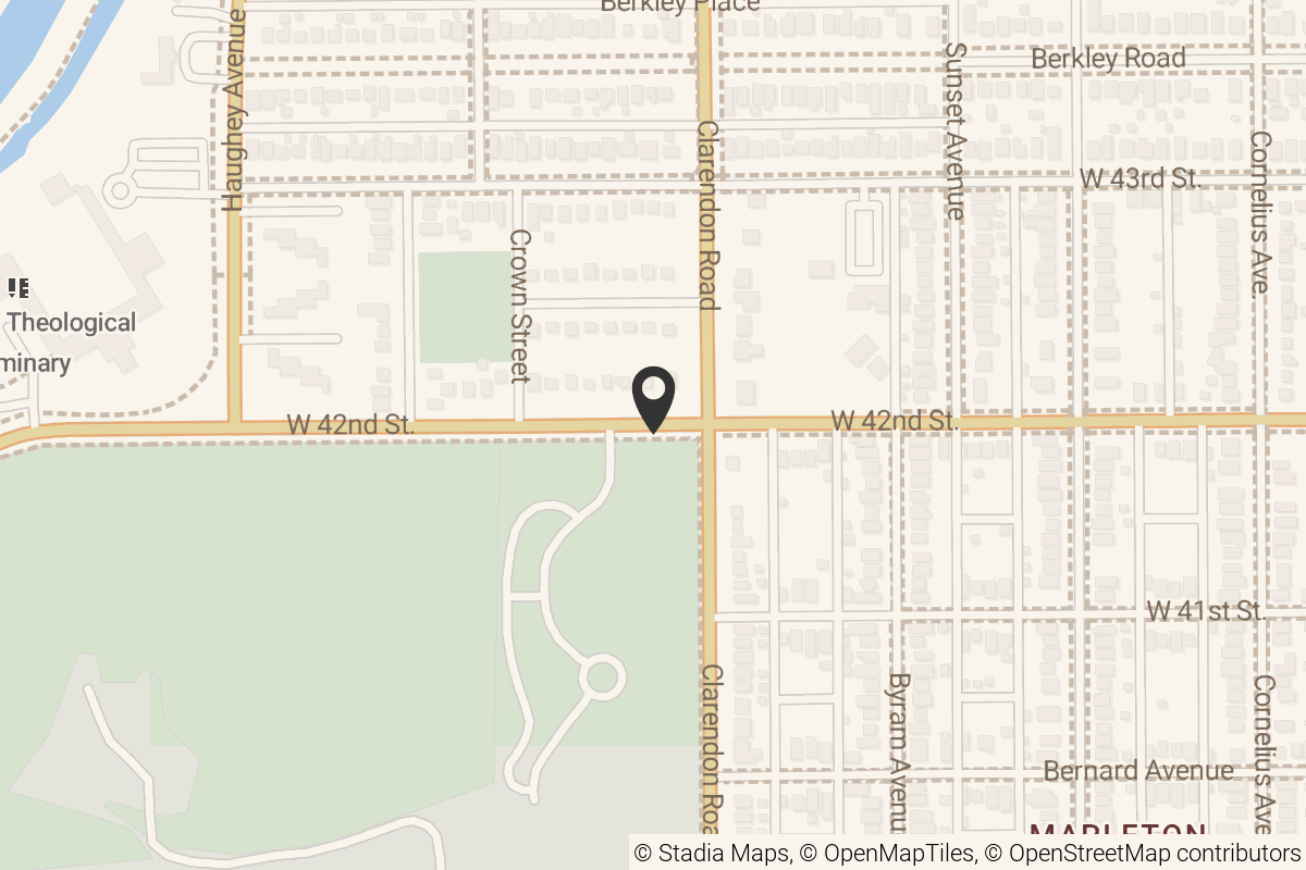 Map with location marker