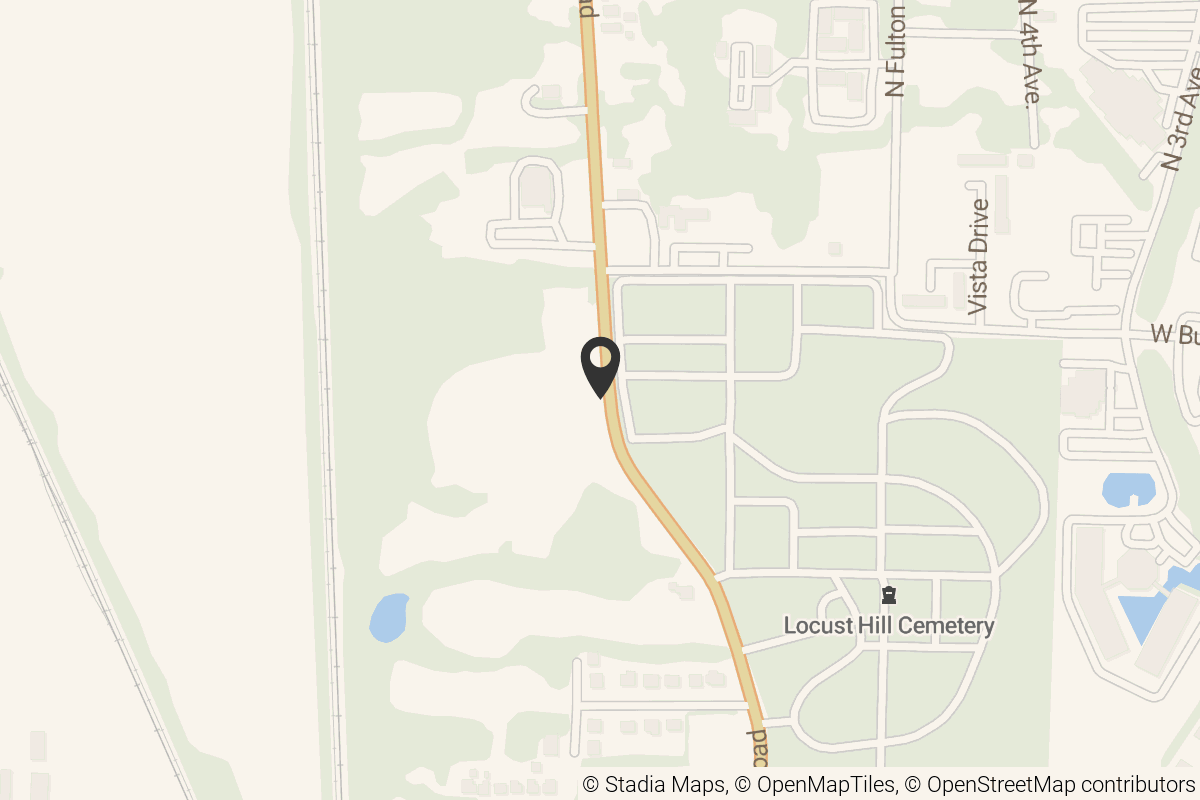 Map with location marker