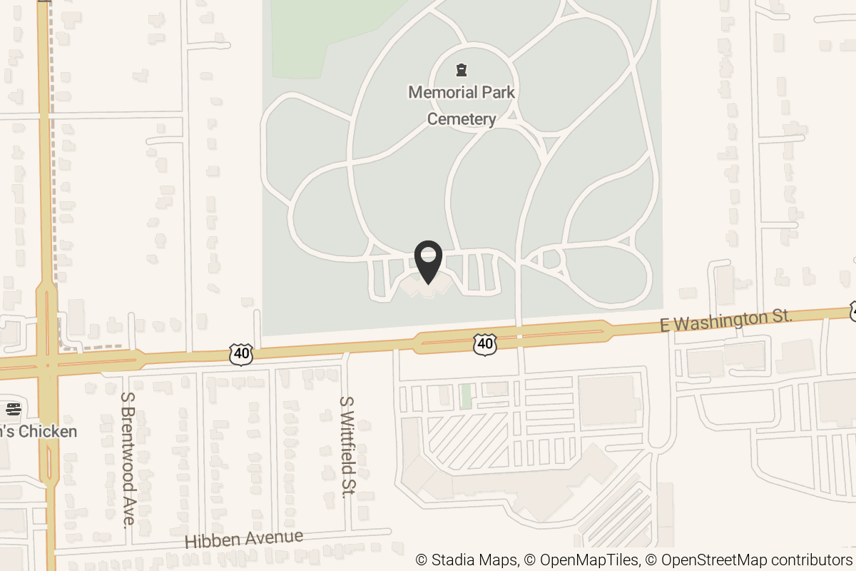 Map with location marker