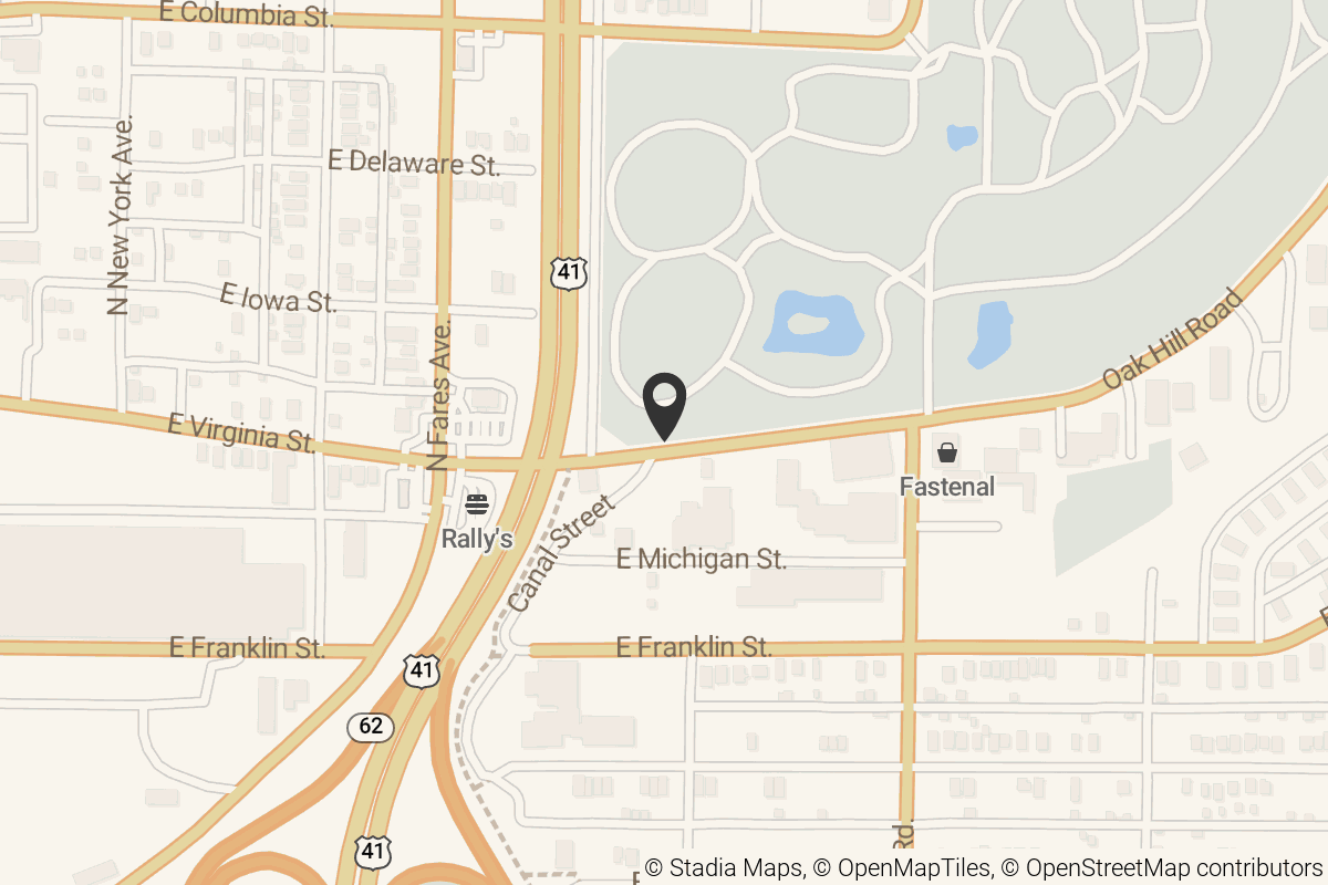 Map with location marker