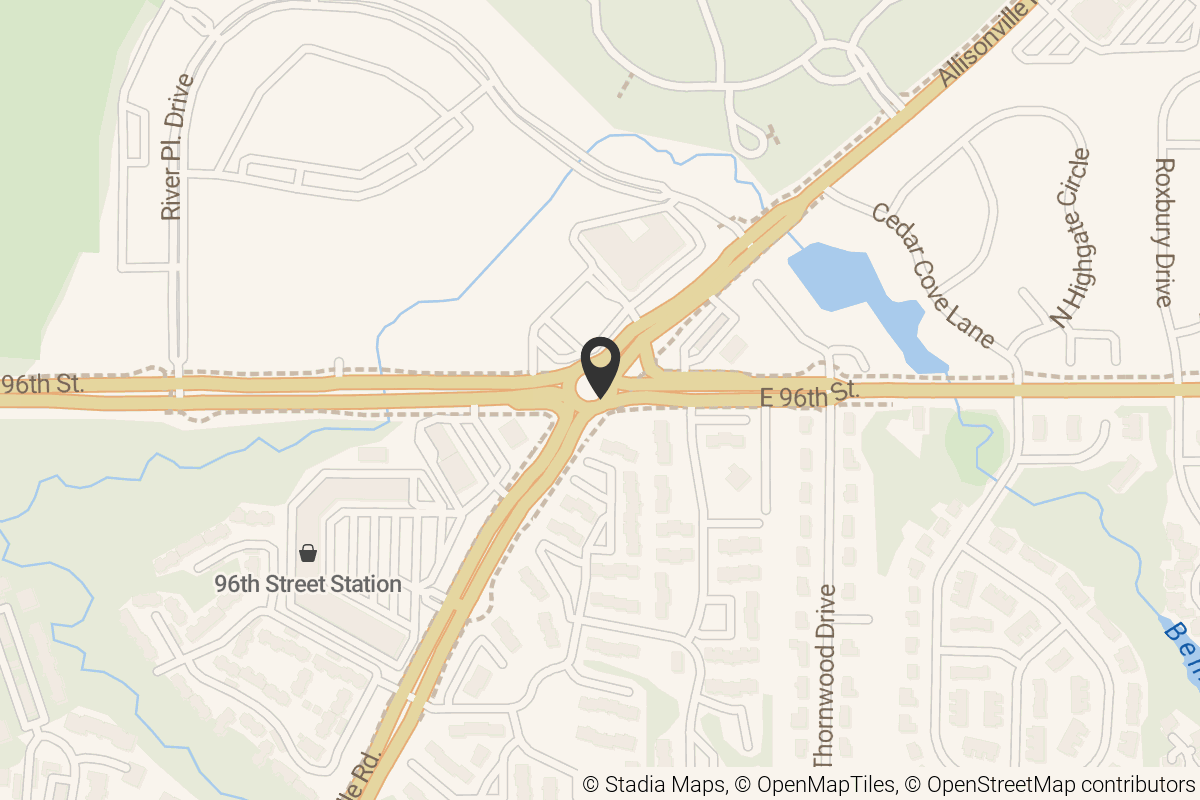 Map with location marker