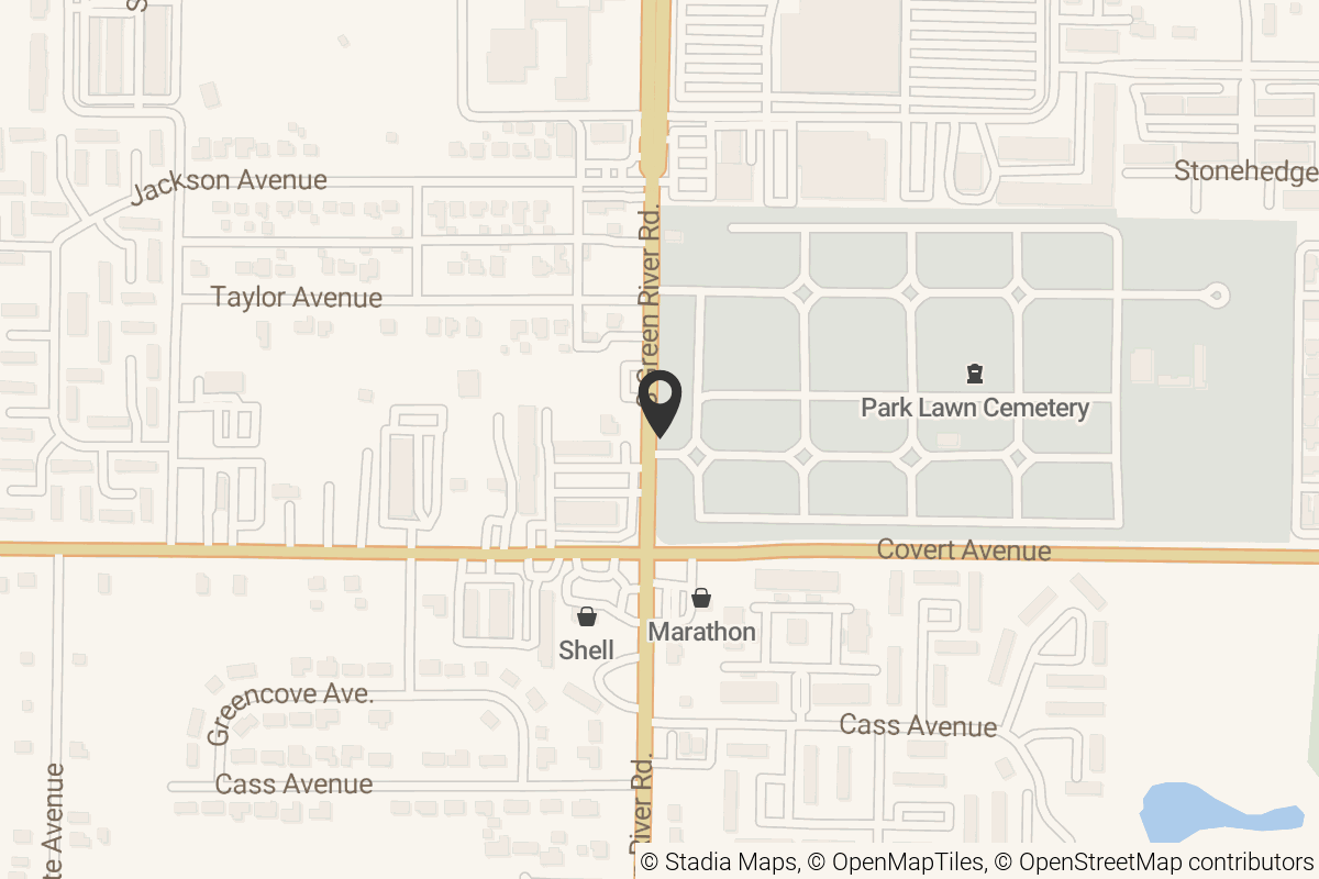 Map with location marker