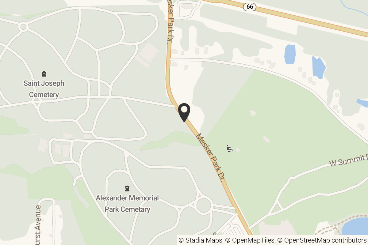 Map with location marker