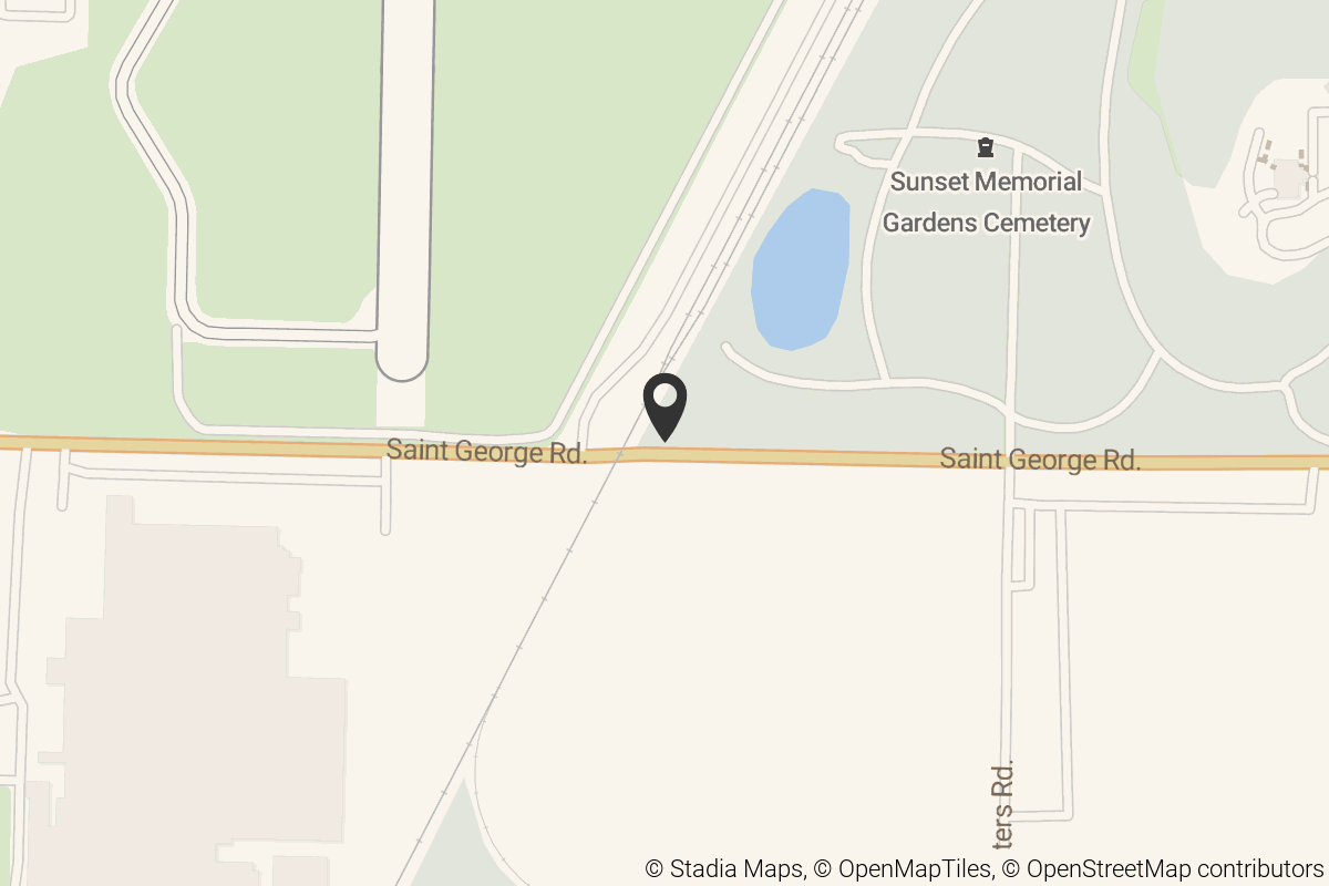 Map with location marker