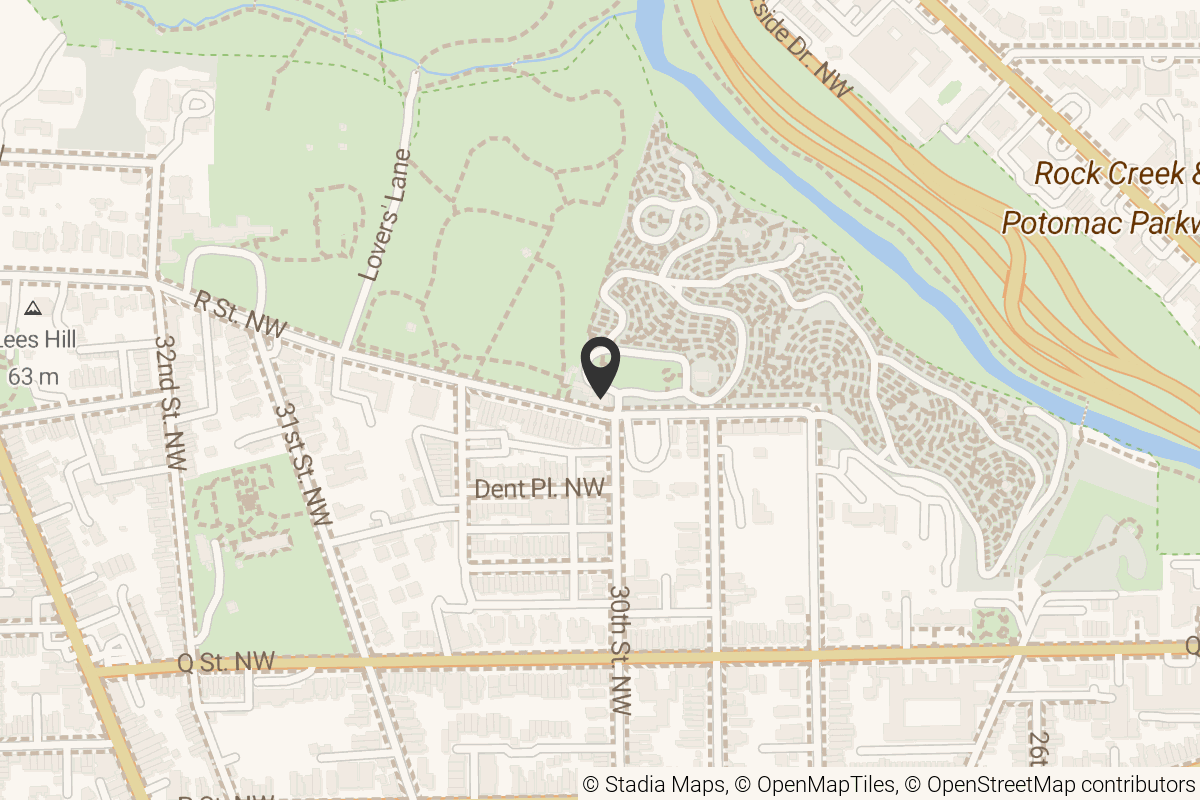 Map with location marker