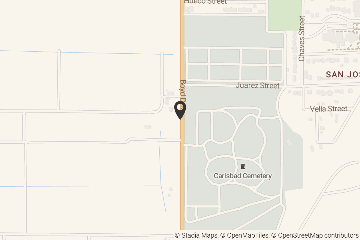 Map with location marker