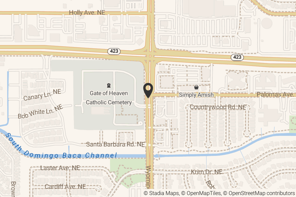 Map with location marker