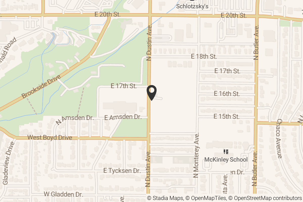 Map with location marker