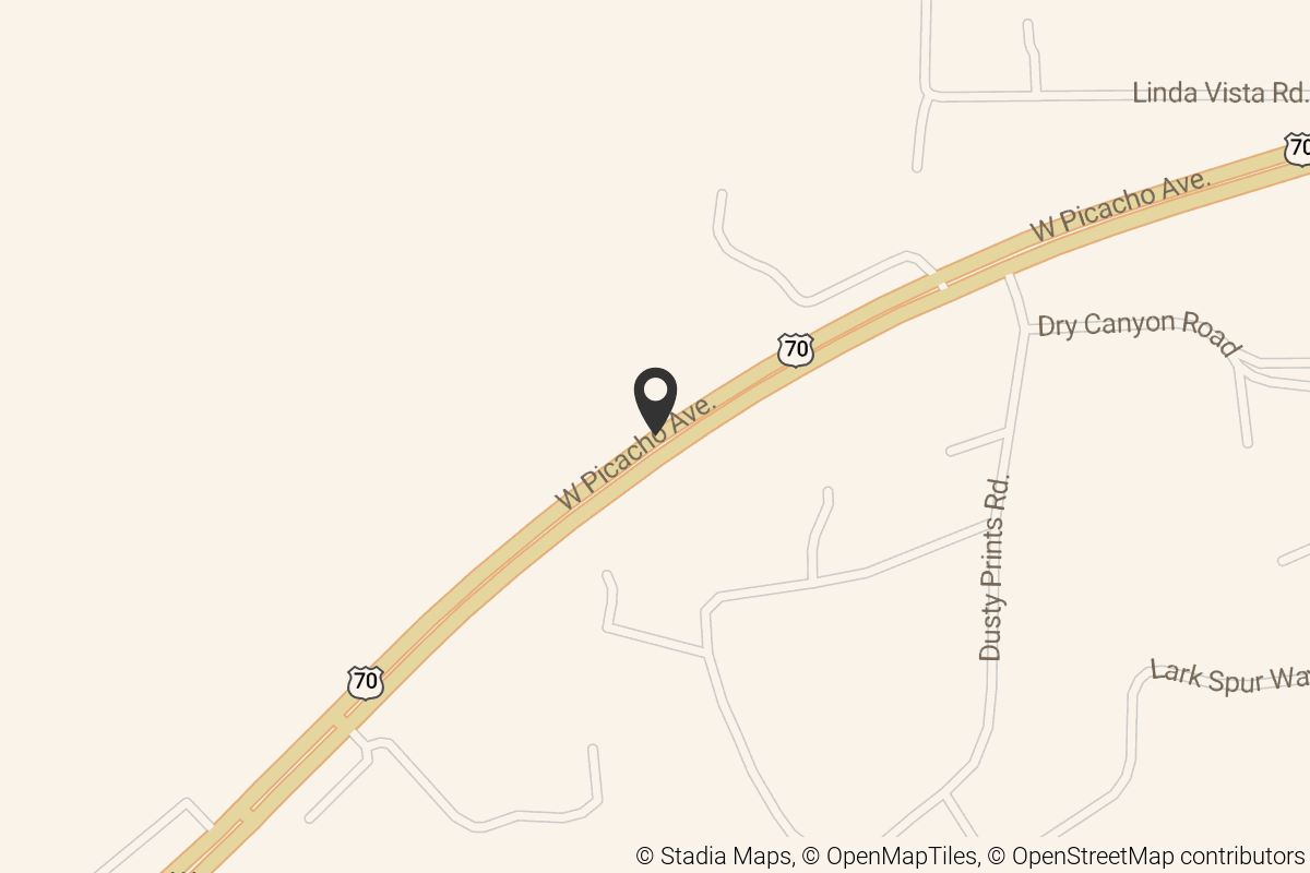 Map with location marker