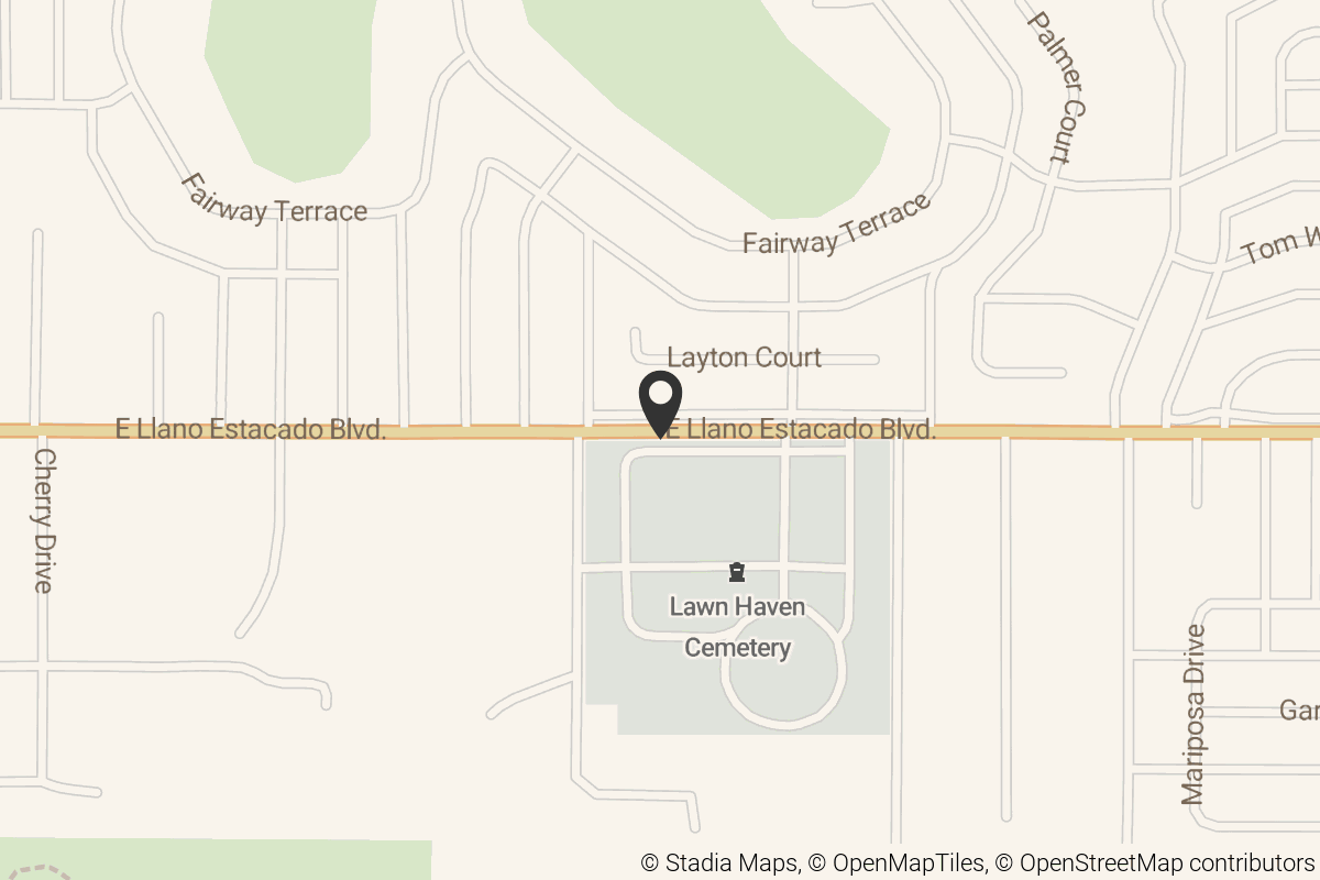 Map with location marker