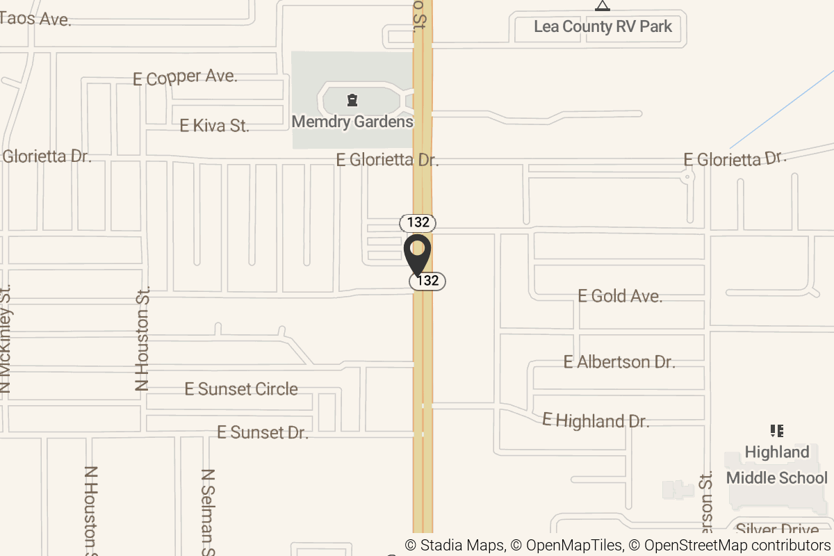 Map with location marker