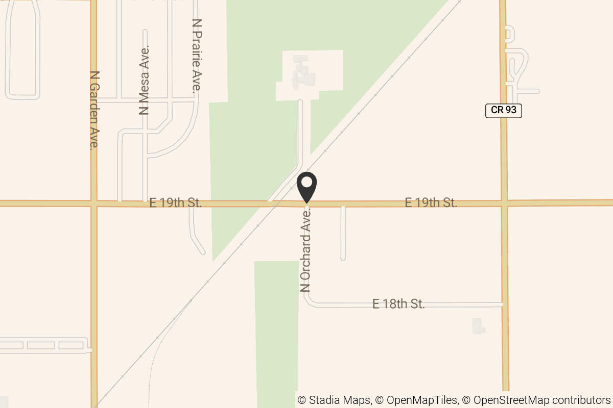 Map with location marker