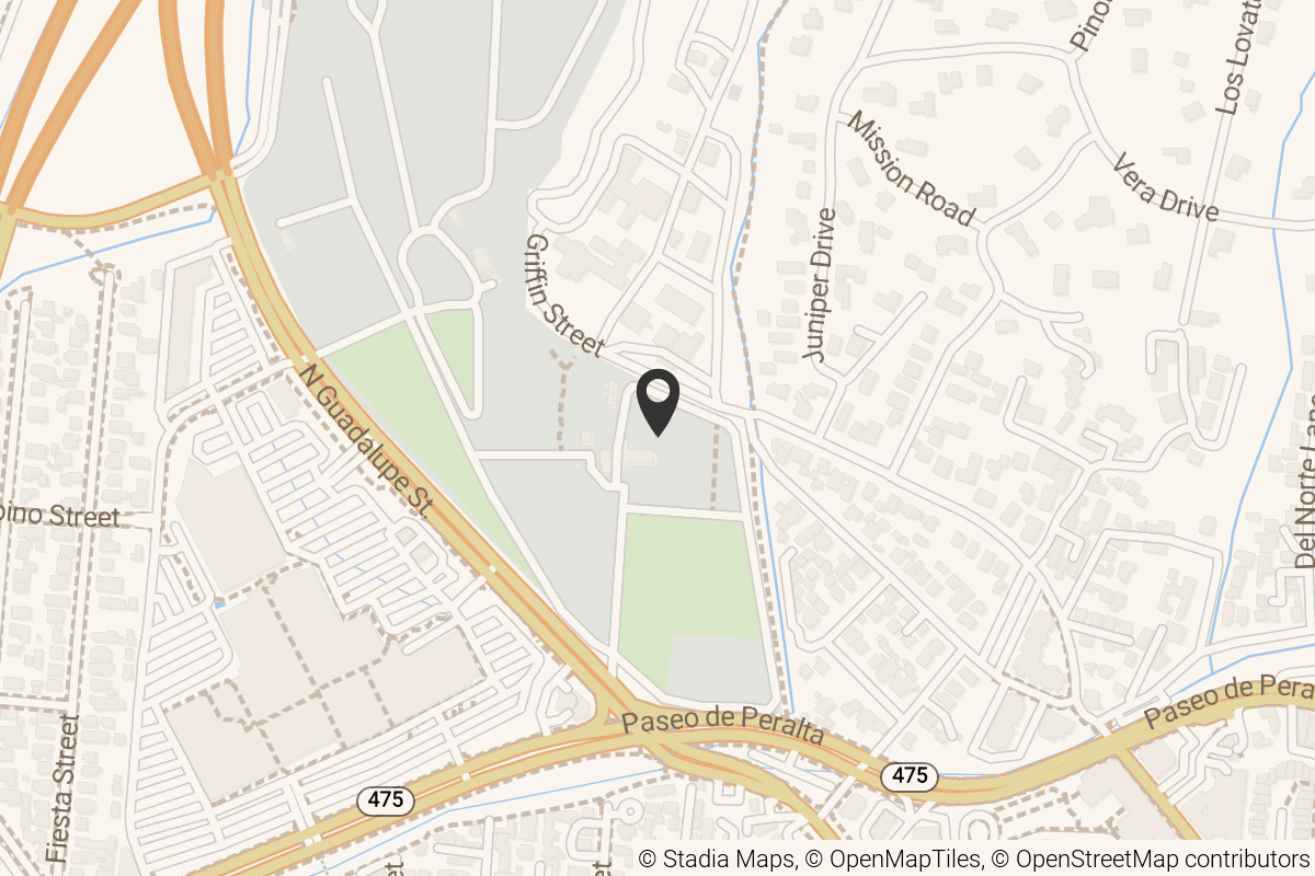 Map with location marker