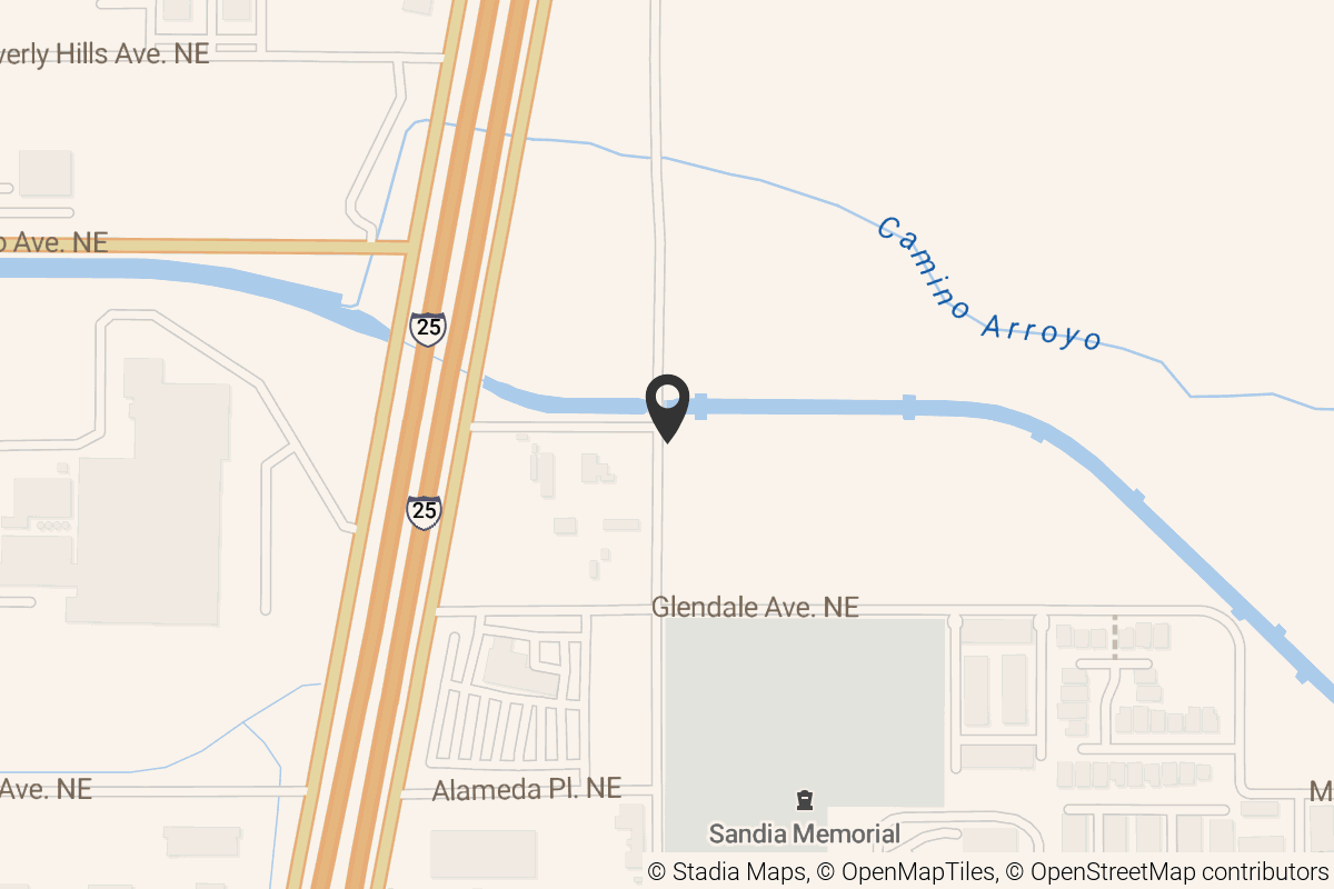 Map with location marker