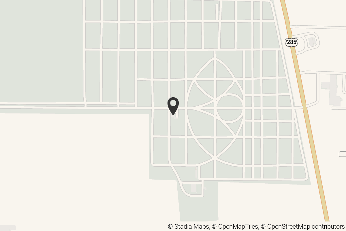 Map with location marker