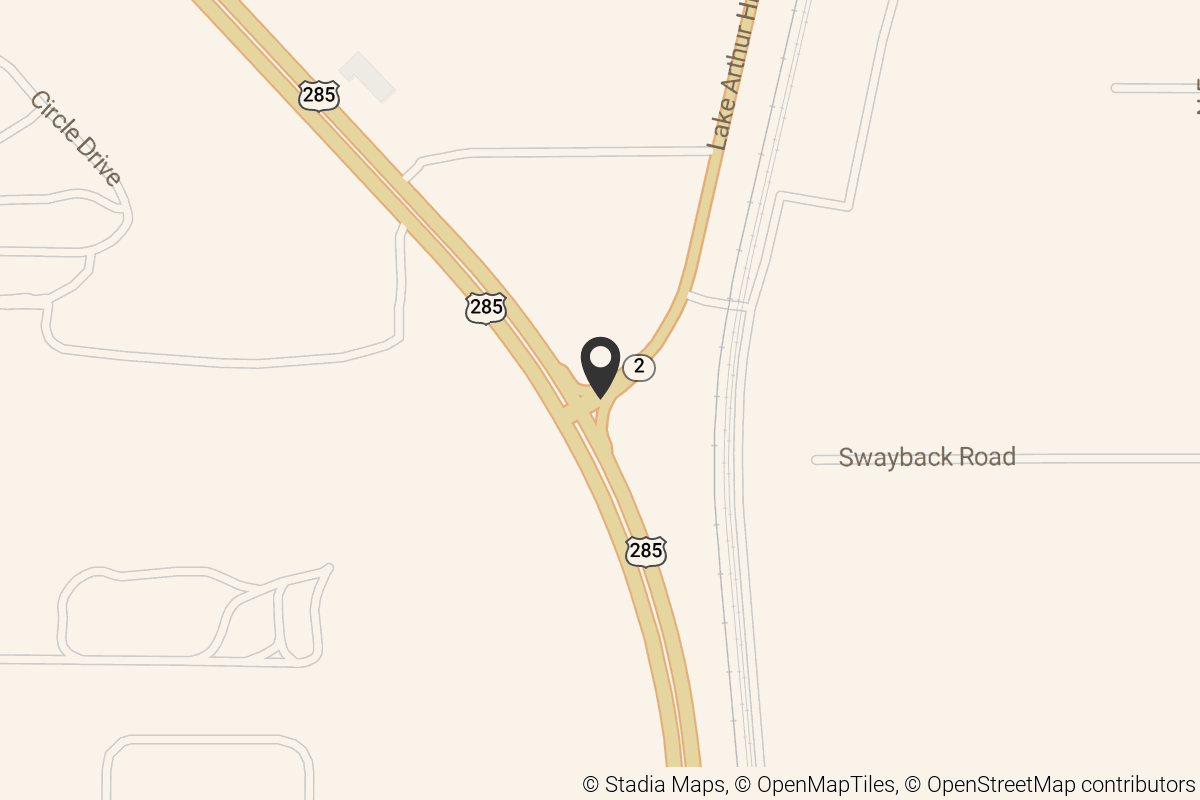 Map with location marker