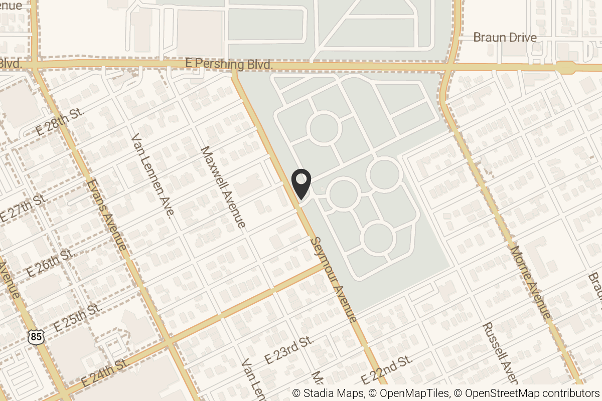 Map with location marker