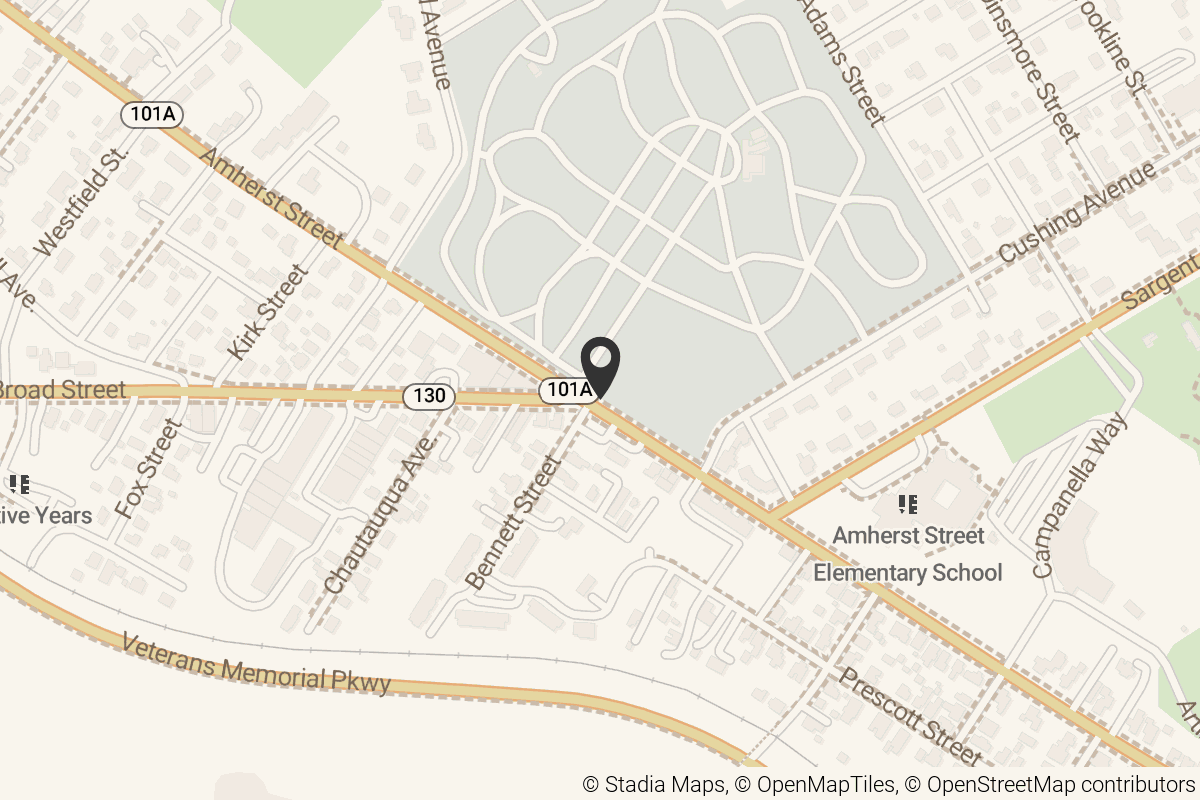 Map with location marker