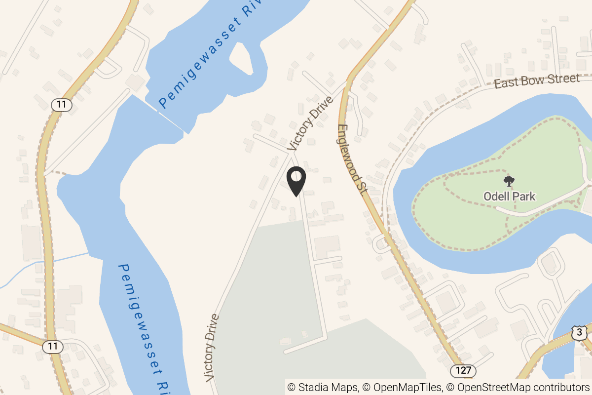 Map with location marker