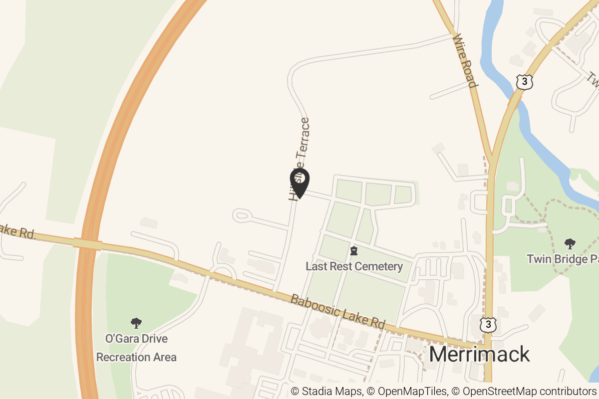 Map with location marker