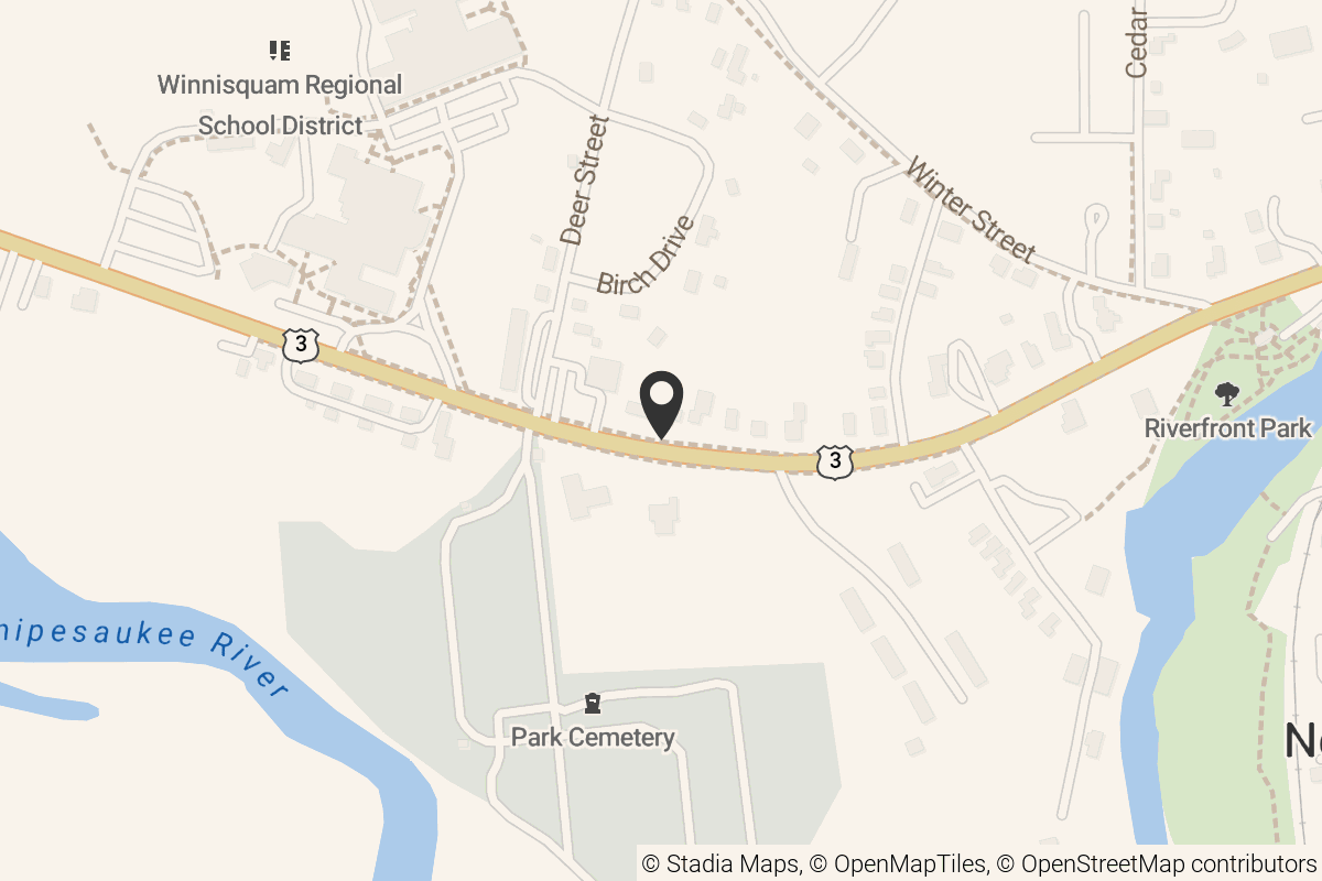 Map with location marker