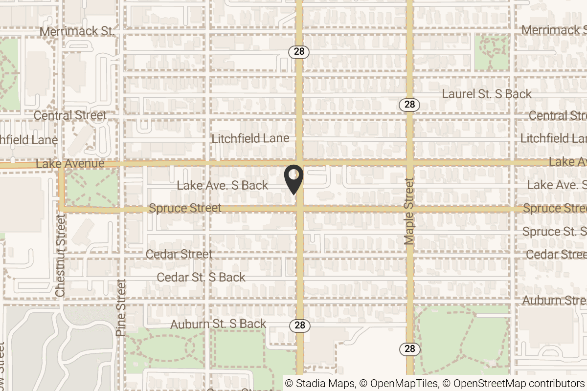 Map with location marker