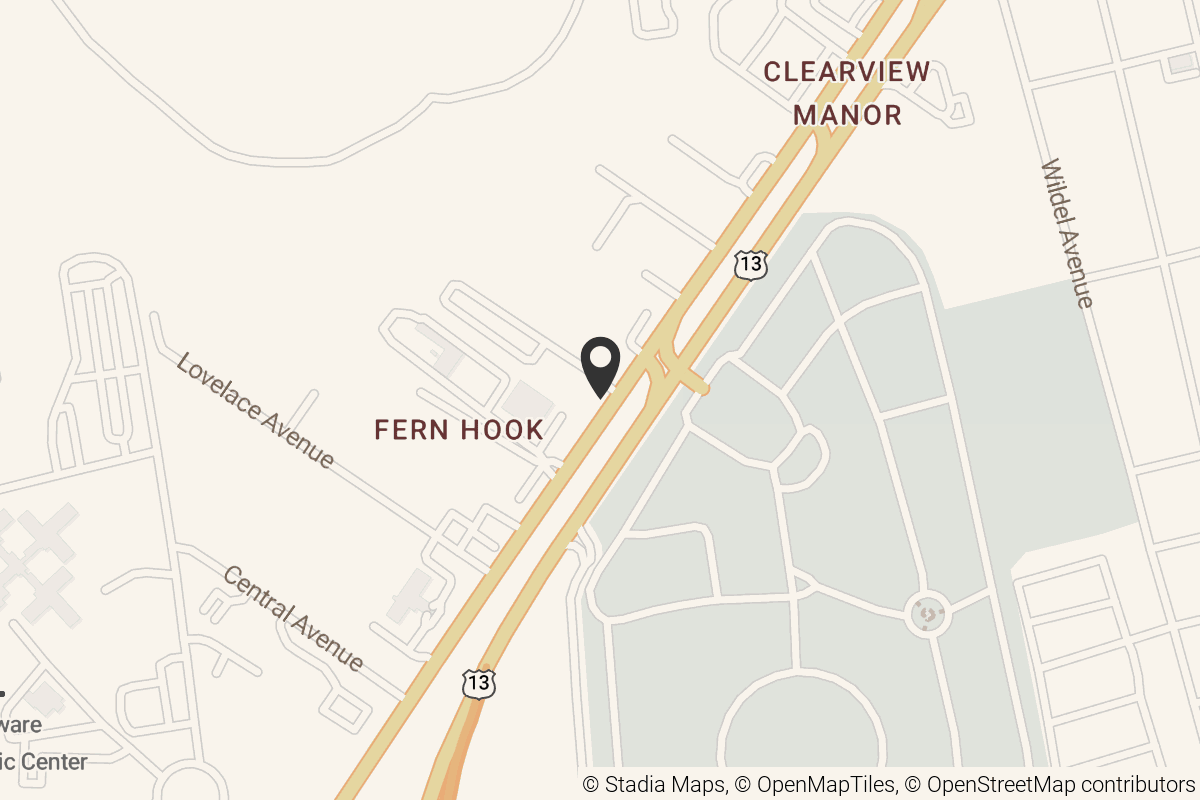 Map with location marker