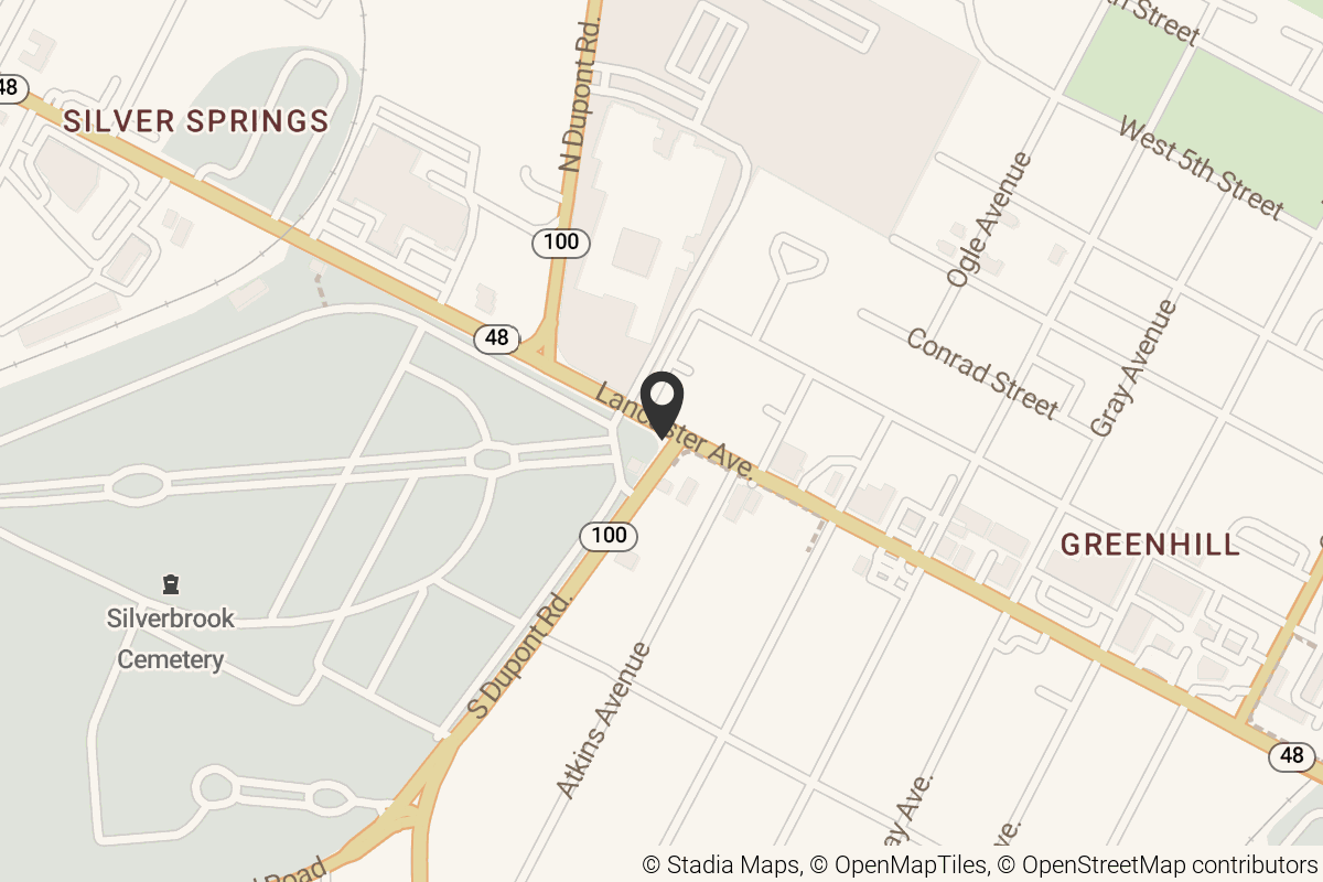 Map with location marker