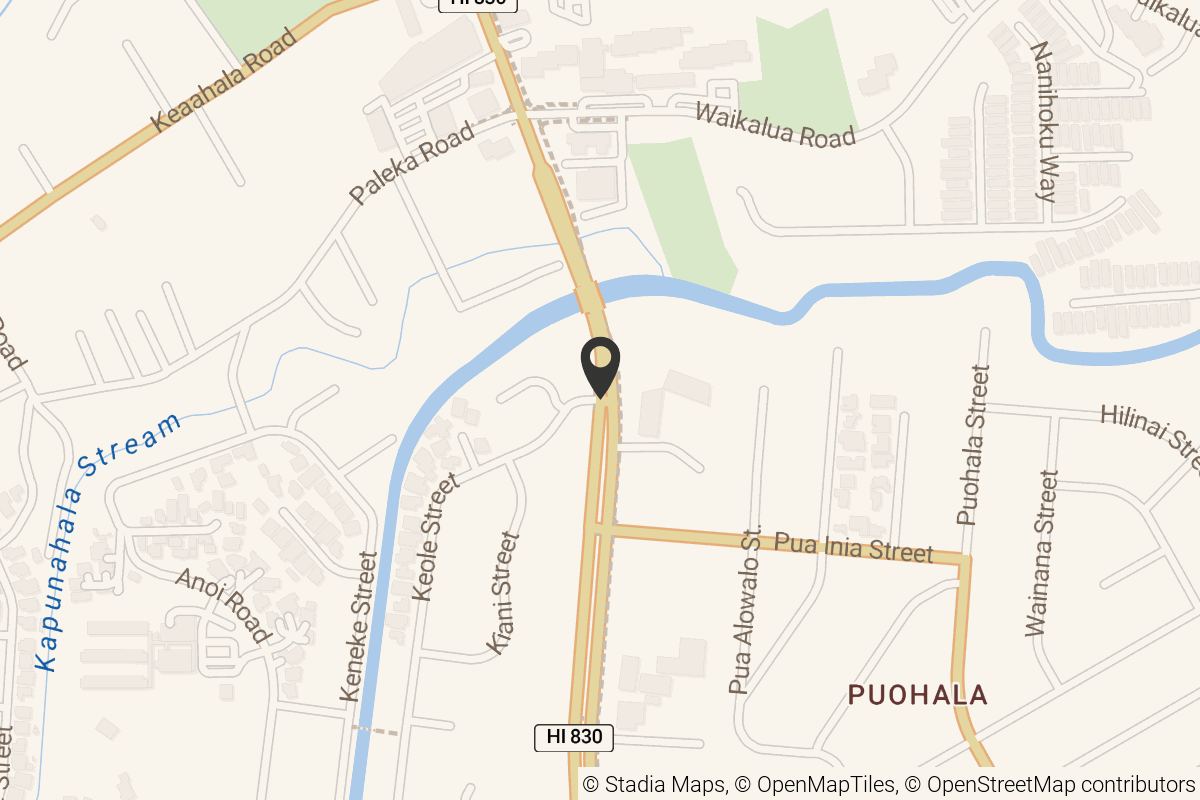 Map with location marker